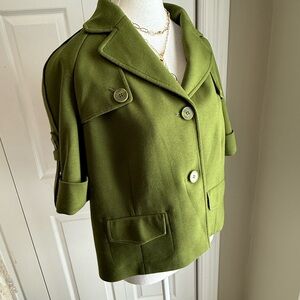 LOFT Olive Trench Coat